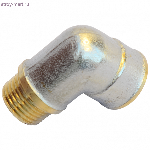 Угольник латунь никель Ду 25 реборда ВР/НР Faro STC 5628 - 4606034006542 Угольник латунь никель Ду 25 реборда ВР/НР Faro STC 5628 - 4606034006542