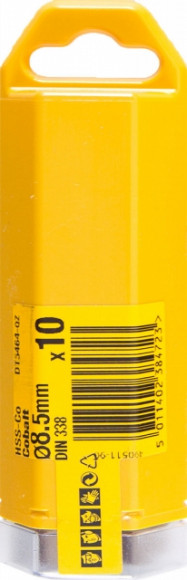 Сверло д\металла HSS-CО, 8.5х75х117мм,10шт,Extreme - DT 5464 Сверло д\металла HSS-CО, 8.5х75х117мм,10шт,Extreme - DT 5464