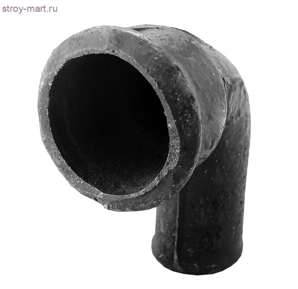 Колено чугун канализационн Ду 50х90° б/нап ГОСТ 6942-98 - 4606034153970