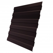 Профнастил С-8х1200мм (1160мм) L-2000мм (2,4м2), ПЭ, 0,4мм, RAL 8017 коричн. - С-000116234 Профнастил С-8х1200мм (1160мм) L-2000мм (2,4м2), ПЭ, 0,4мм, RAL 8017 коричн. - С-000116234