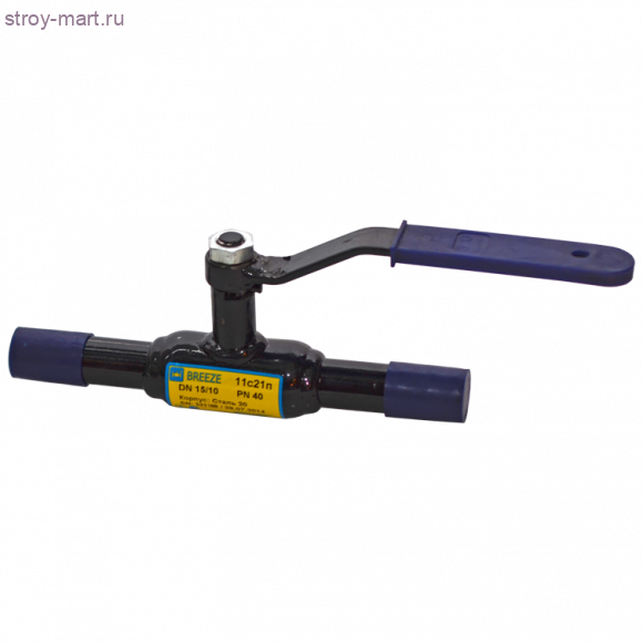 Кран шаровой сталь 11с21п Ду 25 под приварку Ру40 Breeze - 007-6564 Кран шаровой сталь 11с21п Ду 25 под приварку Ру40 Breeze - 007-6564