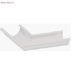МП, Угол желоба наружный, D 125 (90гр.) RAL9010 - С-000112392 МП, Угол желоба наружный, D 125 (90гр.) RAL9010 - С-000112392