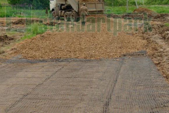 Геосетка ОСС дорожная 2x25 м черная - Д-33/2/25 Геосетка ОСС дорожная 2x25 м черная - Д-33/2/25