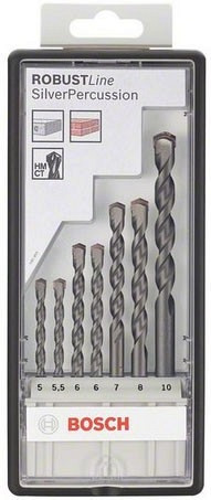 7 СВЕРЛ SILVER PERCUSSION. ROBUST LINE - 2607010548