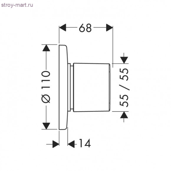 Запорно/переключающий вентиль Trio/Quattro, СМ, ?’ Metris 31634000