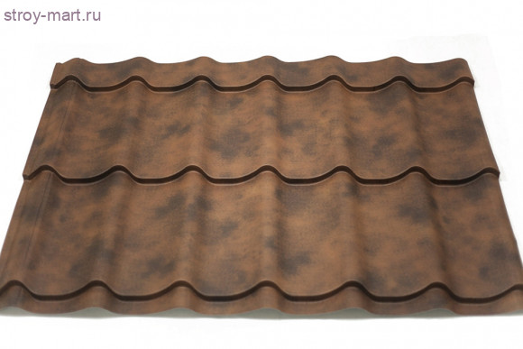 Металлочерепица Grand Line Сlassic 1180мм (1100мм) Safari, 0,5 мм - С-000115044