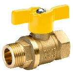 Кран шаровой латунь газ 11б27п А11/1 Ду 25 ВР/НР бабочка БАЗ - 007-7573 Кран шаровой латунь газ 11б27п А11/1 Ду 25 ВР/НР бабочка БАЗ - 007-7573