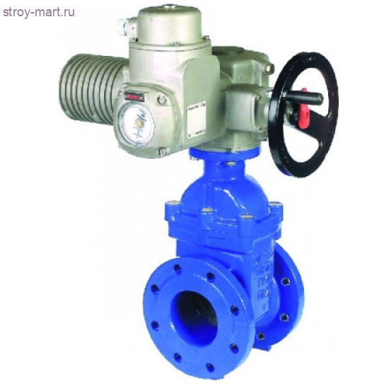 Задвижка аналог МЗВГ KR12 ГРАНАР чугун Ду 350 Ру16 фл с эл/привод AUMA SA14.6 ADL FG01A138261