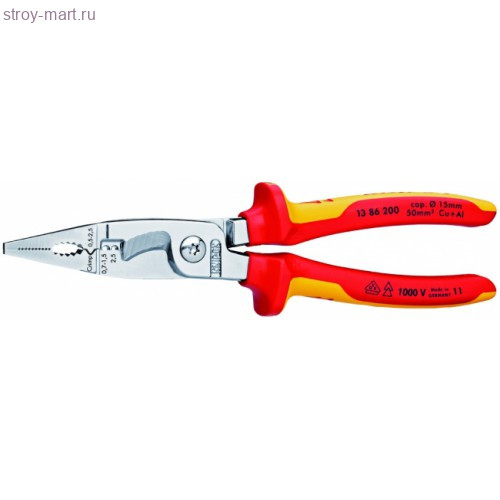 Многофункциональные клещи для электромонтажных работ 13 86 200 - KN-1386200 Многофункциональные клещи для электромонтажных работ 13 86 200 - KN-1386200