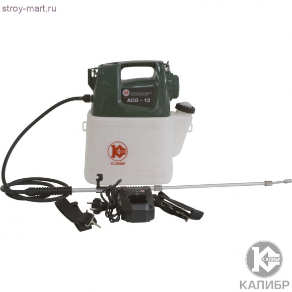 Аккумуляторный садовый опрыскиватель Li-Ion "Калибр АСО-12" Аккумуляторный садовый опрыскиватель Li-Ion "Калибр АСО-12"