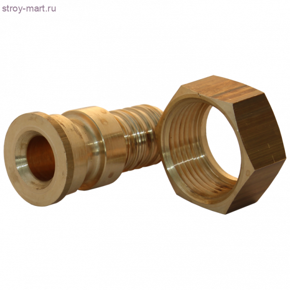 Переходник для PE-X латунь Monolit Дн 25х1 нак. гайка ELSEN EFA13.25-10B