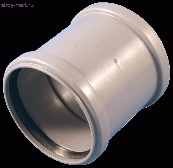 Муфта PP-H серый 2-х растр Дн 110 б/нап в комплекте Ostendorf 115510 - 4052836155108