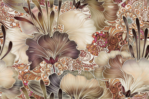 Decor Vidriera Geneve Brown R225 Панно (из 2х пл) 50x75 Decor Vidriera Geneve Brown R225 Панно (из 2х пл) 50x75