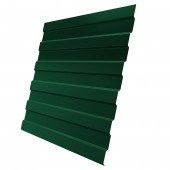 Профнастил С-8х1200мм (1160мм) L-2000мм (2,4м2) ПЭ, 0,4мм, RAL 6005 зеленый - С-000116235 Профнастил С-8х1200мм (1160мм) L-2000мм (2,4м2) ПЭ, 0,4мм, RAL 6005 зеленый - С-000116235