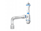 Сифон C0110 1 1/2*40 с гибкой трубой 40x50 АНИ Пласт - 025-0273