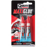 Клей-гель секундный (эконом. уп.) Maxiglue прозрачный 2х3г (24 шт/кор., 36кор./пал.) «Quelyd» - С-000083270 Клей-гель секундный (эконом. уп.) Maxiglue прозрачный 2х3г (24 шт/кор., 36кор./пал.) «Quelyd» - С-000083270