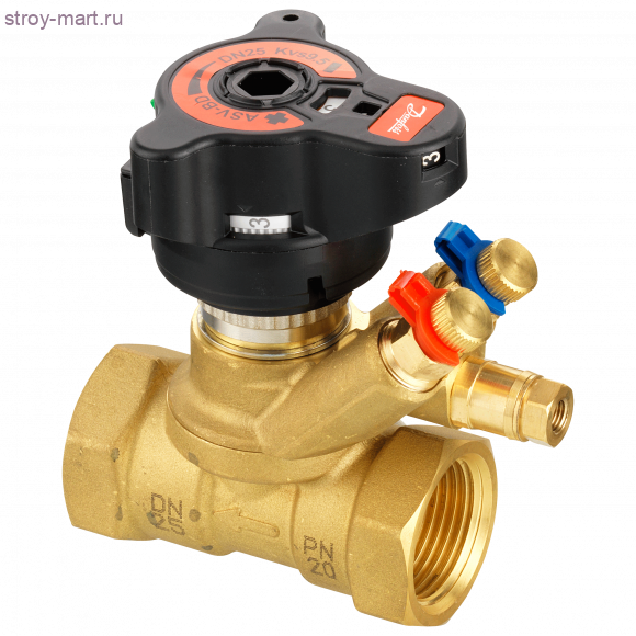 Клапан запорно-измерительный ASV-BD с изм/нип Ду 32 Ру25 ручной ВР/ВР Danfoss 003Z4044