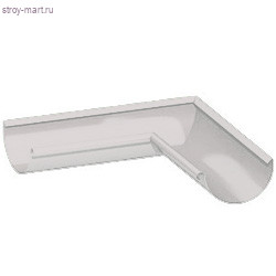 МП, Угол желоба внутренний, D 125 (90гр.) RAL9010 - С-000112390 МП, Угол желоба внутренний, D 125 (90гр.) RAL9010 - С-000112390
