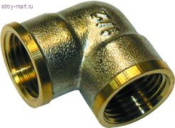 Угольник латунь никель Ду 50 ВР Faro STC 5602 - 4606034023167 Угольник латунь никель Ду 50 ВР Faro STC 5602 - 4606034023167