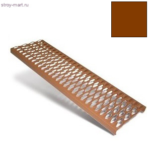 Безопасная решетка 250*800мм, сталь, коричневый - С-000116036 Безопасная решетка 250*800мм, сталь, коричневый - С-000116036