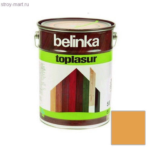 Лазурное покрытие для защиты древесины «Belinka Toplasur» Орех (№16) 5л. (2 шт./уп.) / 51466 - С-000116888 Лазурное покрытие для защиты древесины «Belinka Toplasur» Орех (№16) 5л. (2 шт./уп.) / 51466 - С-000116888