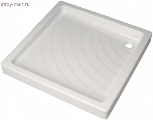 Поддон керамика квадрат 900х900мм без сифона Vidima W833361 Поддон керамика квадрат 900х900мм без сифона Vidima W833361