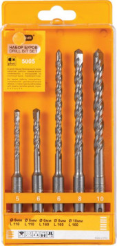 Набор буров SDS+ 5 шт Prorab 5005 Набор буров SDS+ 5 шт Prorab 5005