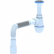 Сифон для умывальника/мойки бутылочный 1/4х40/50 с гофр нерж/сетка АНИ Пласт C2015 -4607057963324 Сифон для умывальника/мойки бутылочный 1/4х40/50 с гофр нерж/сетка АНИ Пласт C2015 -4607057963324