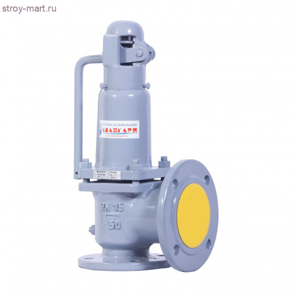 Клапан предохранительный сталь 17с28нжМ Ду 50 Рн7-10 фл - 019-0035 Клапан предохранительный сталь 17с28нжМ Ду 50 Рн7-10 фл - 019-0035