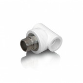 Тройник PP-R комбинированн под ключ белый Дн 50х1 1/2 НР РосТурПласт 10761 - 027-8483