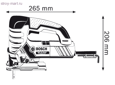 Лобзиковая пила Bosch GST 25 Metal Professional - 601516000 Лобзиковая пила Bosch GST 25 Metal Professional - 601516000