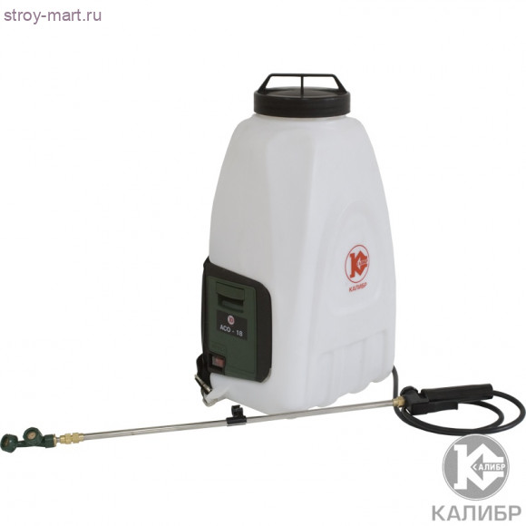 Аккумуляторный садовый опрыскиватель Li-Ion "Калибр АСО-18" Аккумуляторный садовый опрыскиватель Li-Ion "Калибр АСО-18"