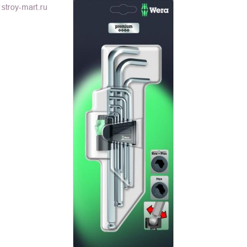 Набор бит 950 pkl/9 SB 073391 - WE-073391 Набор бит 950 pkl/9 SB 073391 - WE-073391