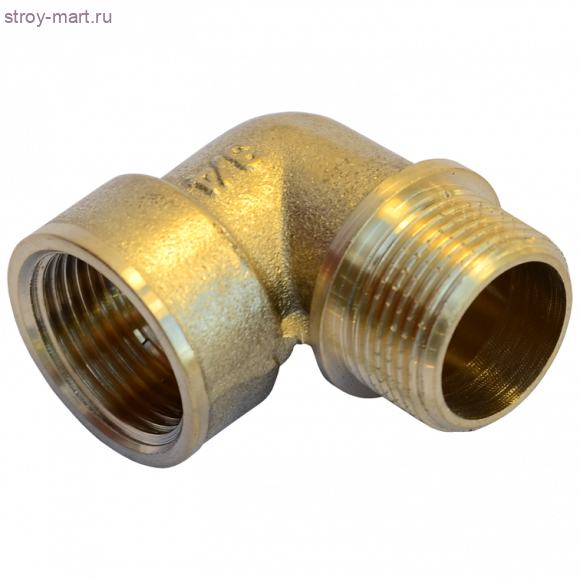 Угольник латунь Ду 15 ВР/НР Faro STC 5606 - 4606034006351 Угольник латунь Ду 15 ВР/НР Faro STC 5606 - 4606034006351