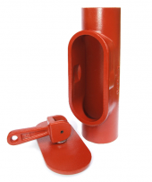 Ревизия чугун Дн 100 с замком с перекидным рыч SML - 027-7872 Ревизия чугун Дн 100 с замком с перекидным рыч SML - 027-7872