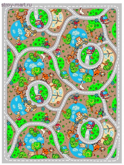 Нева Тафт Детский коврик принт 910 1,5х2,0 м