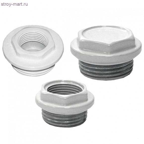 Заглушка для Rovall Ду25 с прокладкой прав белый Sira - 017-0107