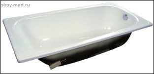 Ванна сталь Стандарт 1500х750 мм прямоугольная белый Караганда - 4606034065303 Ванна сталь Стандарт 1500х750 мм прямоугольная белый Караганда - 4606034065303