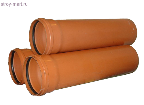 Трубы для внутренней и наружной канализации - коричневая НПВХ Дн110 L=1000 Трубы для внутренней и наружной канализации - коричневая НПВХ Дн110 L=1000