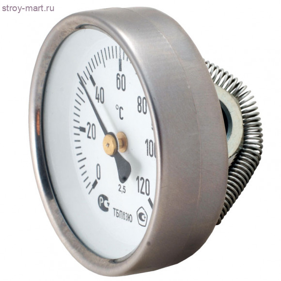 Термометр биметаллический накладн Дк63 Дтр30 120C ТБП63/ТР Юмас - 011-0137 Термометр биметаллический накладн Дк63 Дтр30 120C ТБП63/ТР Юмас - 011-0137