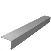 Фартук карнизный S1, L-2 м, PE 04, RAL 9003 белый - С-000098625