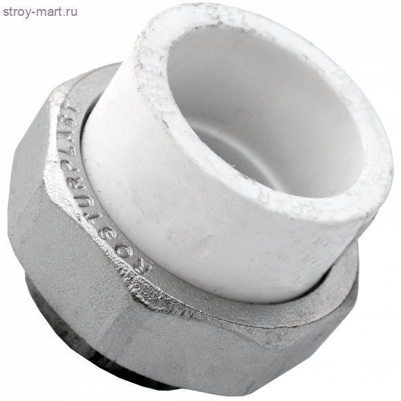 Муфта PP-R комбинированн разъемная белый Дн 25x3/4 ВР РосТурПласт 10619 - 027-4974 Муфта PP-R комбинированн разъемная белый Дн 25x3/4 ВР РосТурПласт 10619 - 027-4974