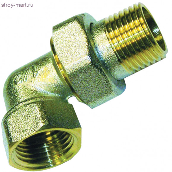 Соединитель латунь американка никель Ду 20 угл ВР/НР Faro STC 5684 - 4606034007143 Соединитель латунь американка никель Ду 20 угл ВР/НР Faro STC 5684 - 4606034007143