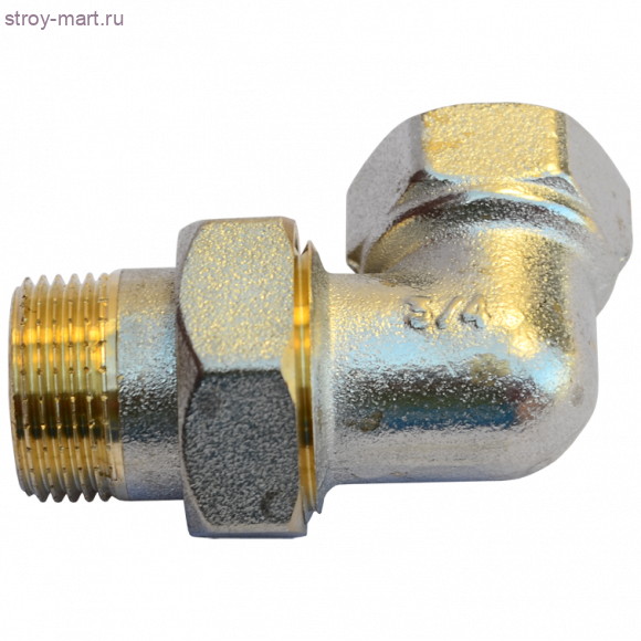 Соединитель латунь американка никель Ду 20 угл ВР/НР Faro STC 5684 - 4606034007143 Соединитель латунь американка никель Ду 20 угл ВР/НР Faro STC 5684 - 4606034007143