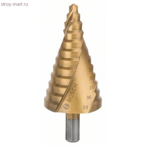 Ступ сверло HSS-TiN 12 ступ 6-39 мм - 2608587431 Ступ сверло HSS-TiN 12 ступ 6-39 мм - 2608587431