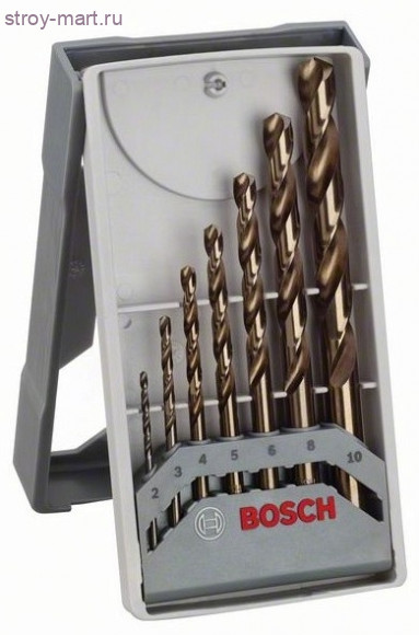 Набор сверл по мет HSS-Co Mini-X-Line 7 шт - 2608589296