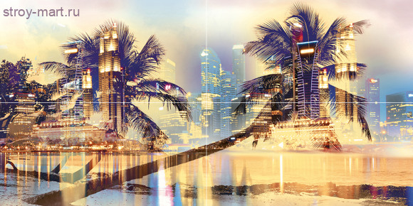 Miami Панно P4D289 80х40 (из 4 плиток) Miami Панно P4D289 80х40 (из 4 плиток)