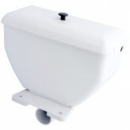 Бачок пластик белый в комплекте с полочкой - 4606034068656 Бачок пластик белый в комплекте с полочкой - 4606034068656