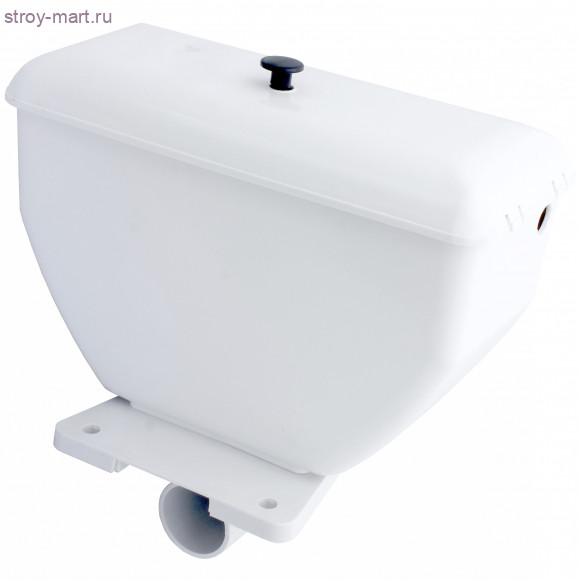 Бачок пластик белый в комплекте с полочкой - 4606034068656 Бачок пластик белый в комплекте с полочкой - 4606034068656