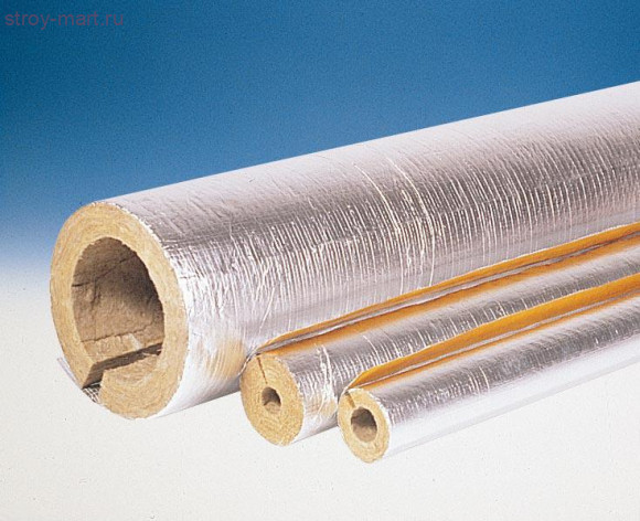 Цилиндры фольгир 64*40 мм, 1,2 м.п. (7 шт/уп.) PAROC HVAC Section Alucoat - С-000090528